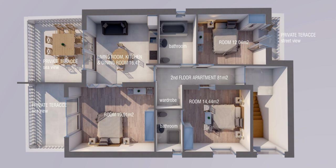 Apartmani Mira Vodice Buitenkant foto